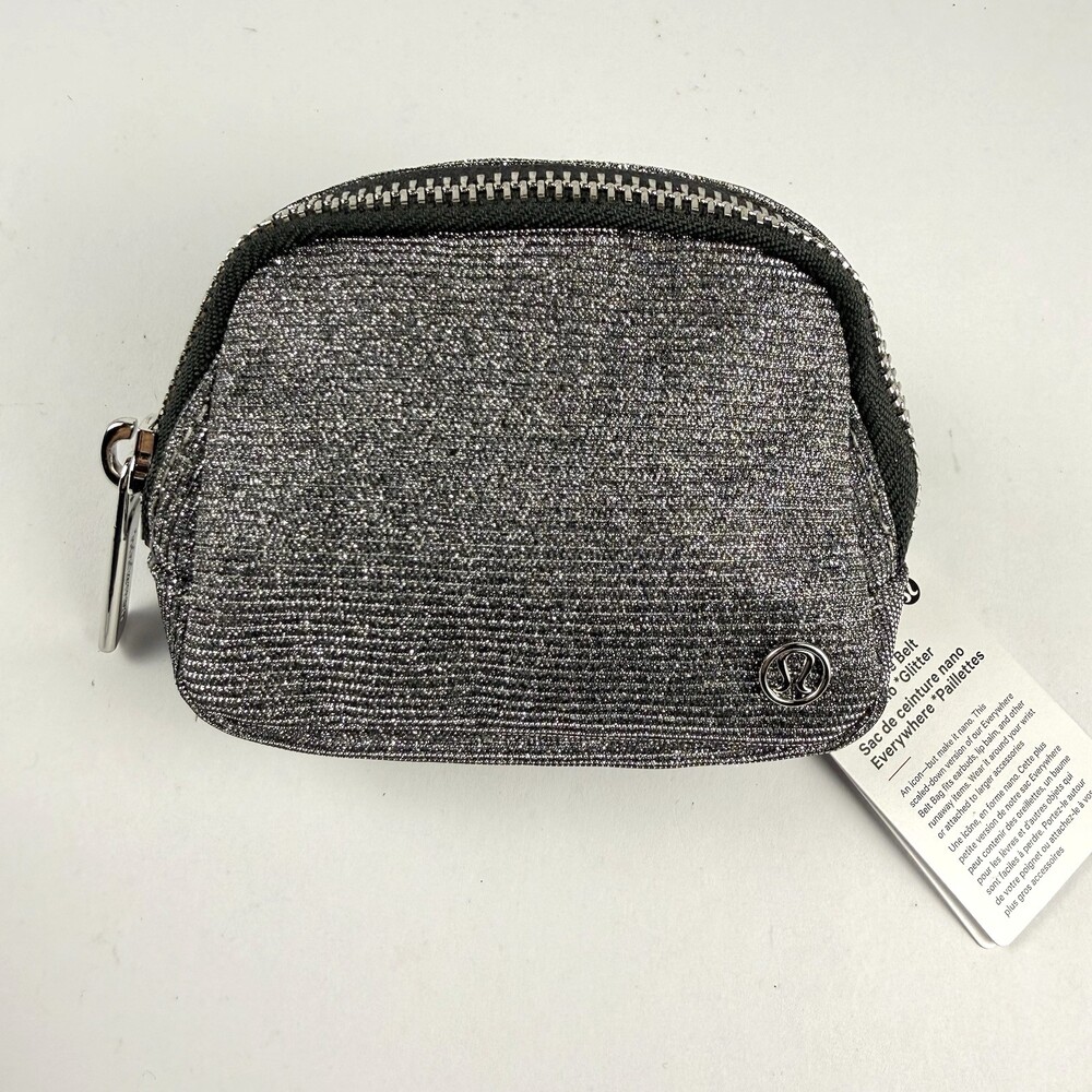 NWT Lululemon Everywhere Belt Bag Nano Glitter Limited Ed Water Bottle Wallet